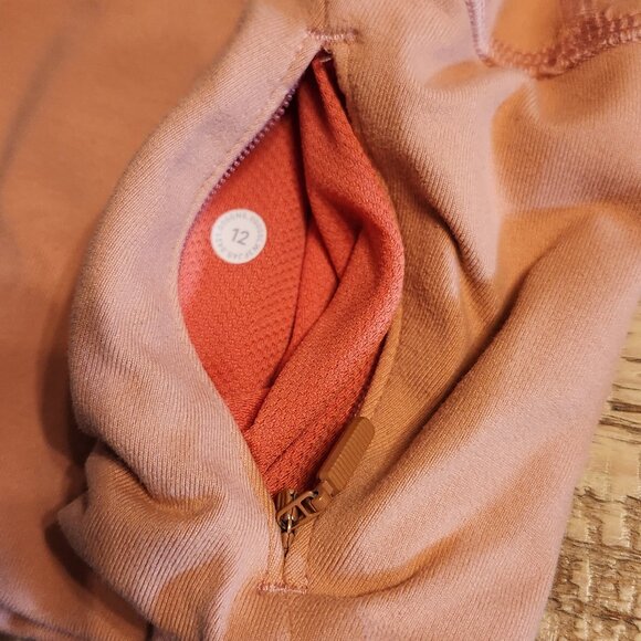 Lululemon Ready to Rulu Pink Savannah Cowl Neck Long Sleeve Size 12 - Picture 12 of 13